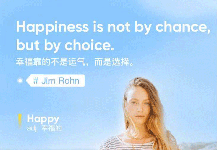 Happiness is not....